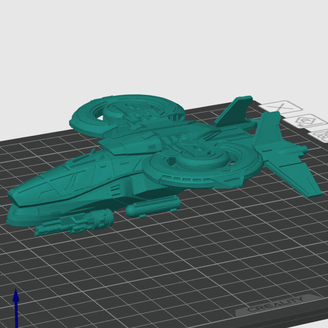 3D-модель "Футуристический Вертолёт"