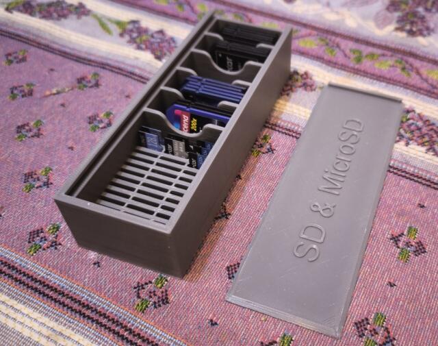 Коробочка для хранения карт памяти