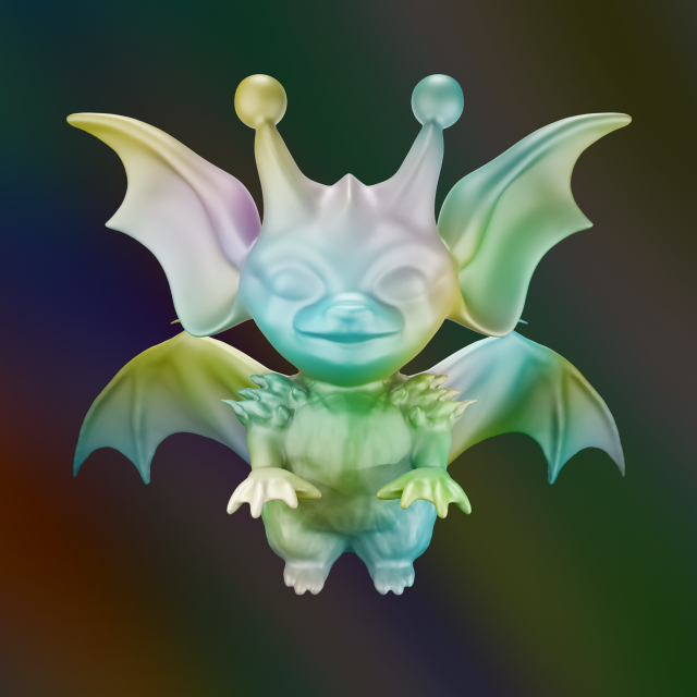 3D-модель "Летучее нечто"