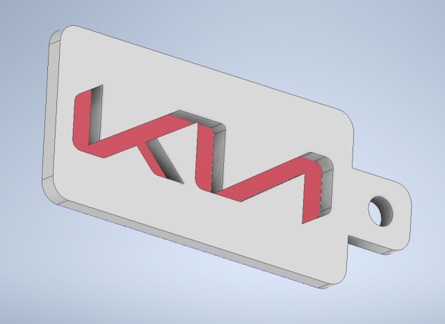 3D-Брелок "КИА"