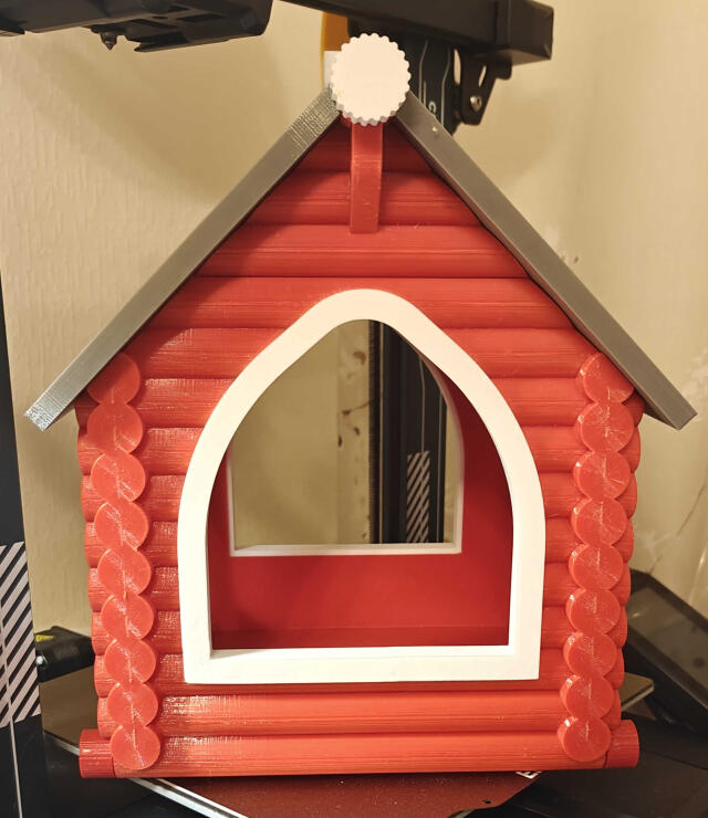 Кормушка для птиц Изба