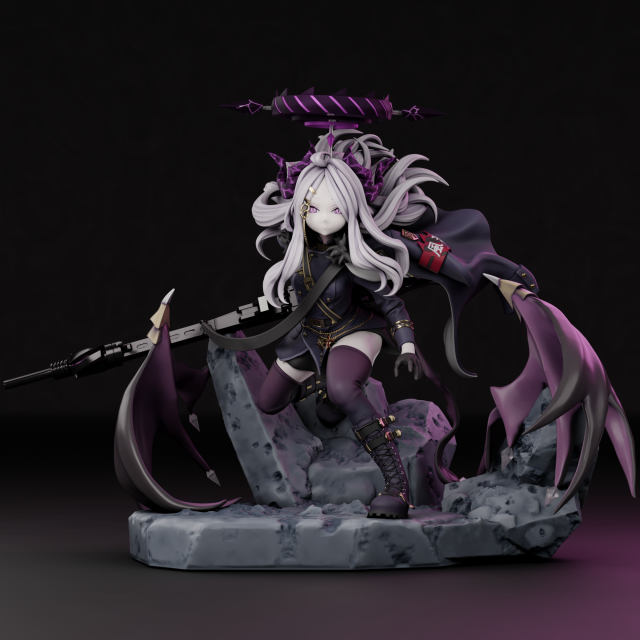 3D-модель Хина Сорасаки из Синего архива