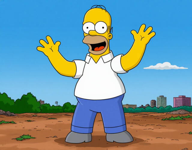 3D-модель "Гомер Симпсон"