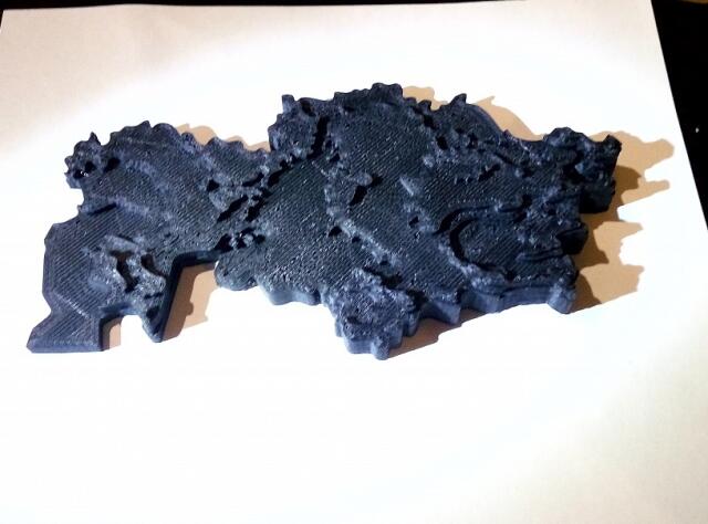 Физическая карта Казахстана Физическая карта Казахстана