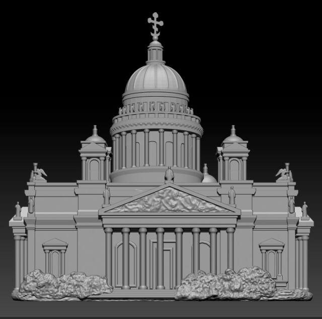 Модель для 3D-печати "Исаакиевский собор"