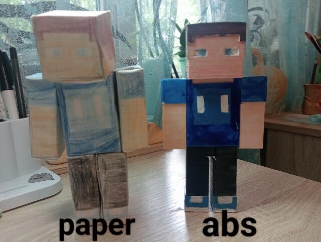 3D-модель "Майнкрафт Стив"