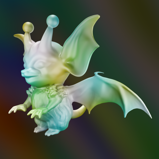 3D-модель "Летучее нечто" 3D-модель "Летучее нечто"