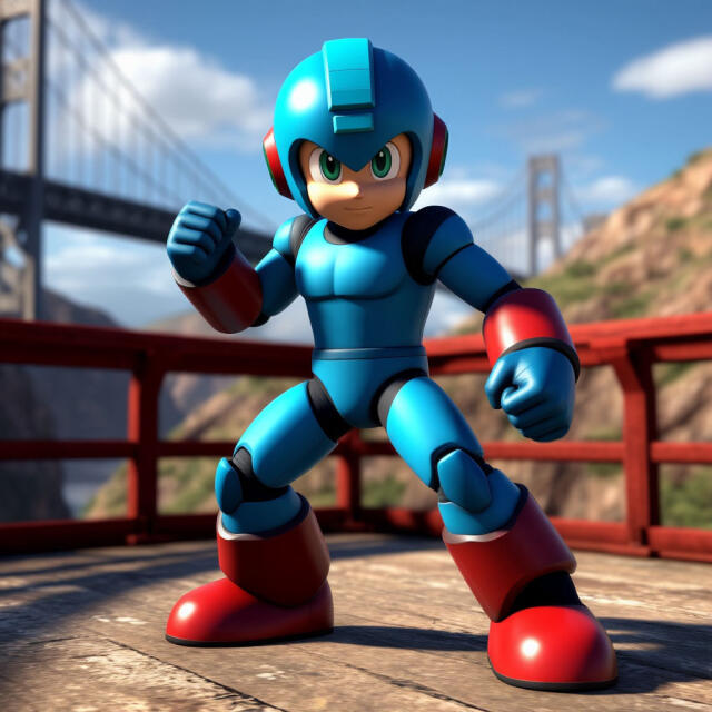 3D-модель "Мегамен"