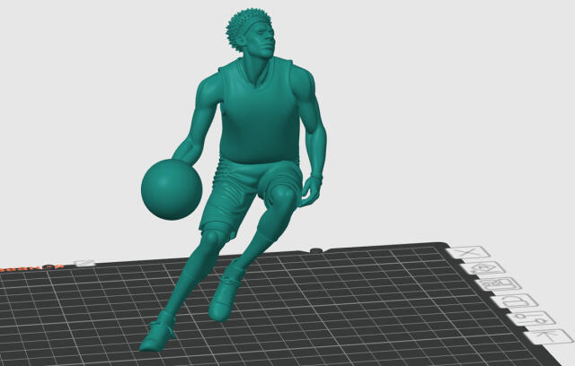 3D-модель "Баскетболист" 3D-модель "Баскетболист"