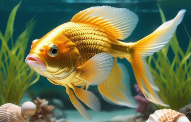 3D-модель "Золотая рыбка"