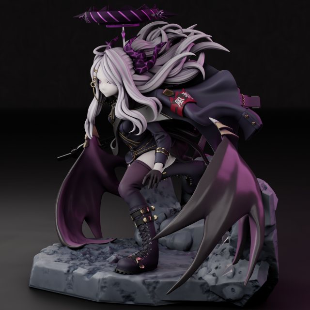 3D-модель Хина Сорасаки из Синего архива