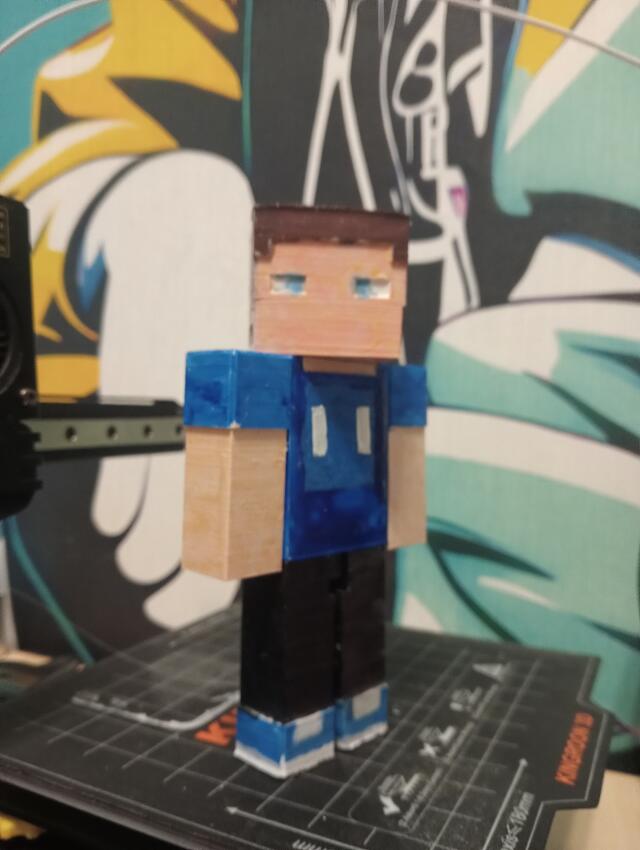 3D-модель "Майнкрафт Стив"