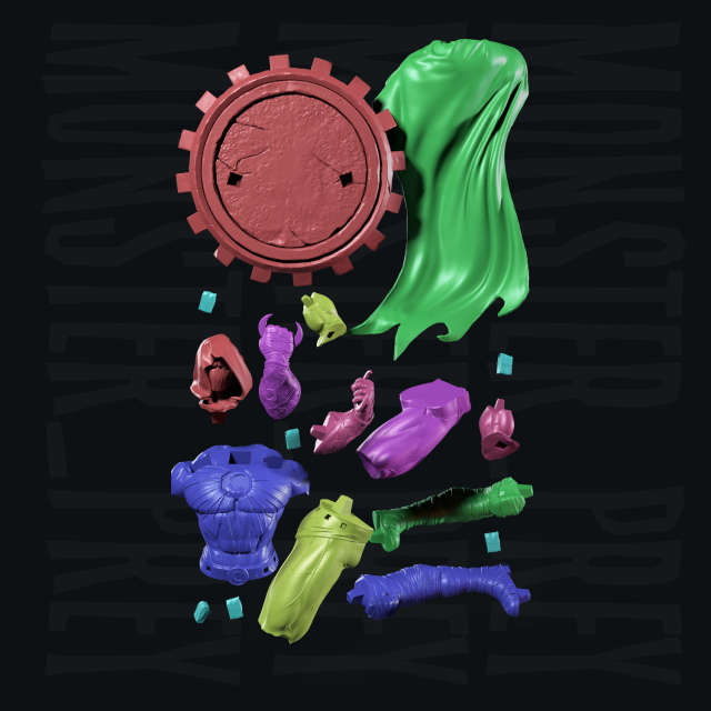 3D-модель "Лунный рыцарь" 3D-модель "Лунный рыцарь"