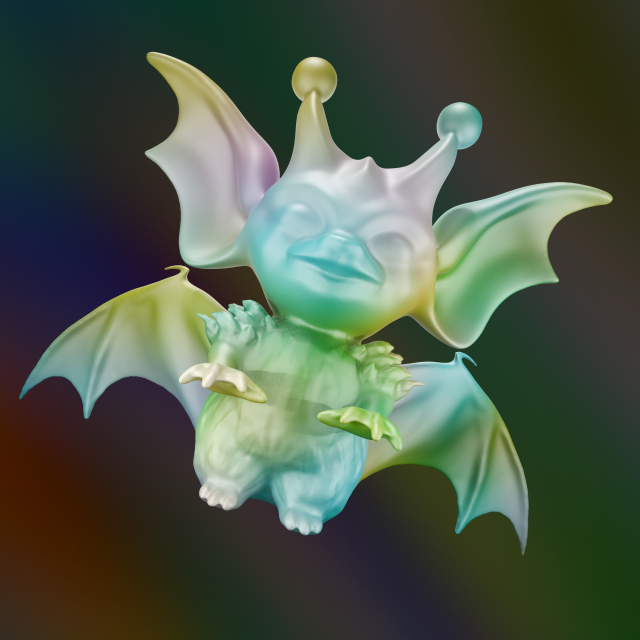 3D-модель "Летучее нечто" 3D-модель "Летучее нечто"