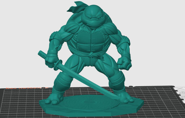 3D-модель "Леонардо Черепашки-ниндзя" 3D-модель "Леонардо Черепашки-ниндзя"