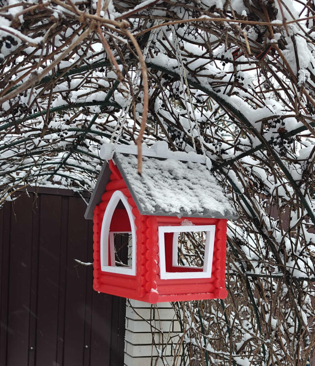 Кормушка для птиц Изба