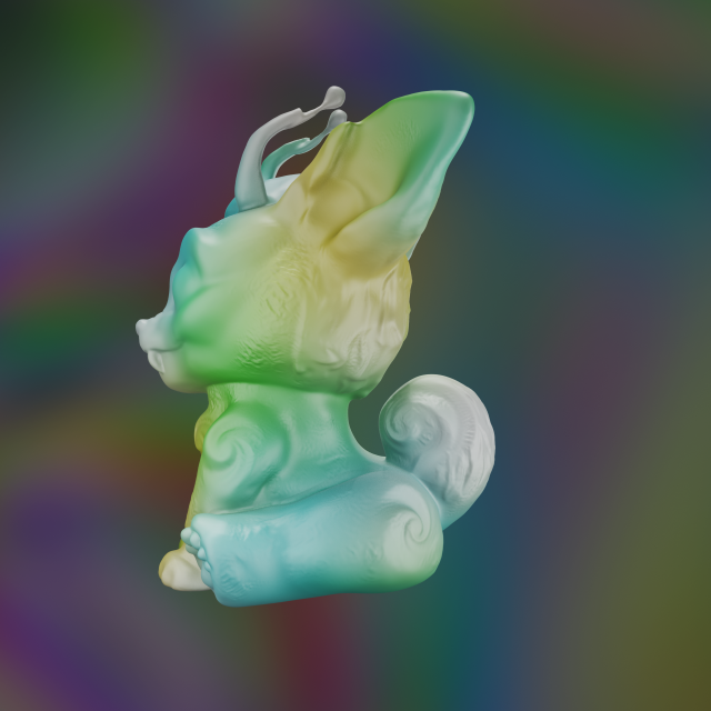 3D-модель "Зверюшка дракончик"