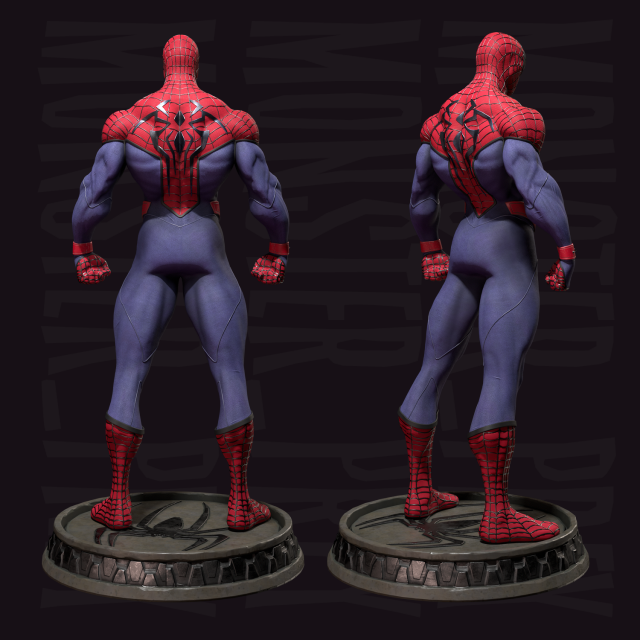 3D-модель "Человек-паук" 3D-модель "Человек-паук"