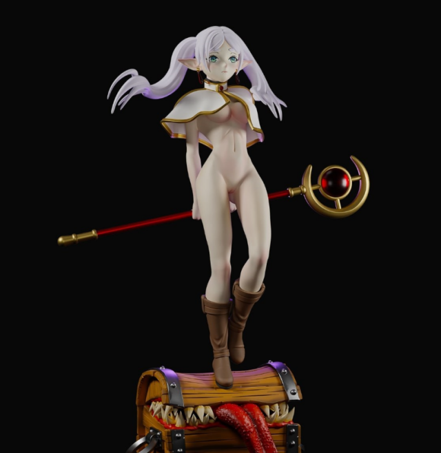 3D-модель "Frieren +NSFW" 3D-модель "Frieren +NSFW"