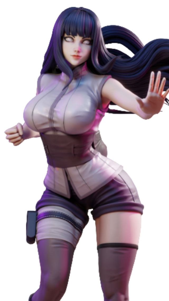 3D-модель "Naruto - Hinata Hyuuga"