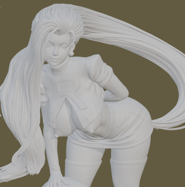 3D-модель "Musashi +NSFW" 3D-модель "Musashi +NSFW"