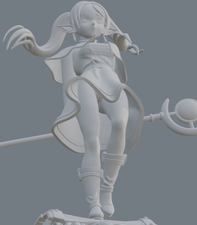 3D-модель "Frieren +NSFW" 3D-модель "Frieren +NSFW"