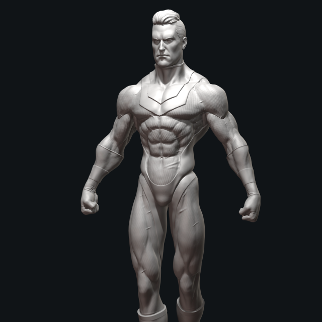 3D-модель "Супергерой или суперзлодей" 3D-модель "Супергерой или суперзлодей"