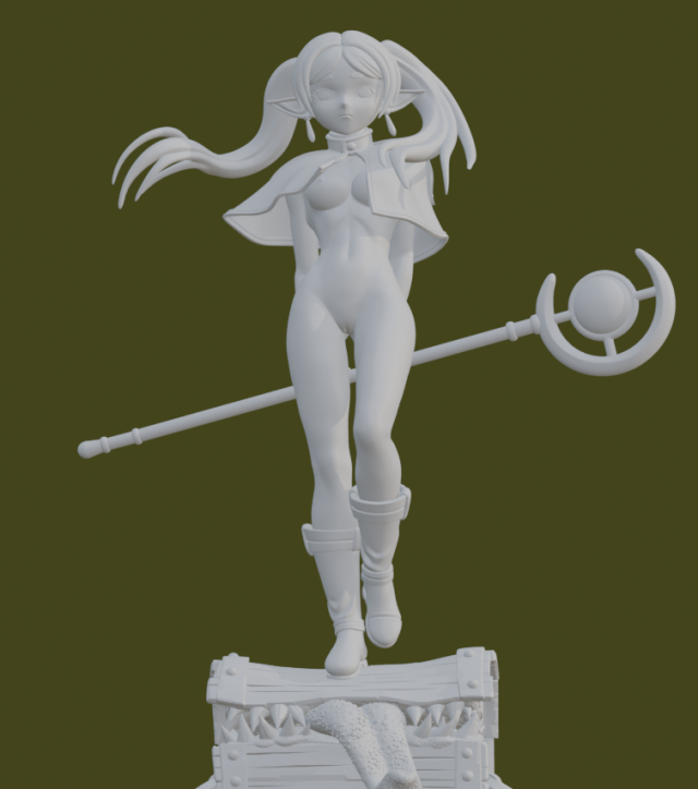 3D-модель "Frieren +NSFW" 3D-модель "Frieren +NSFW"