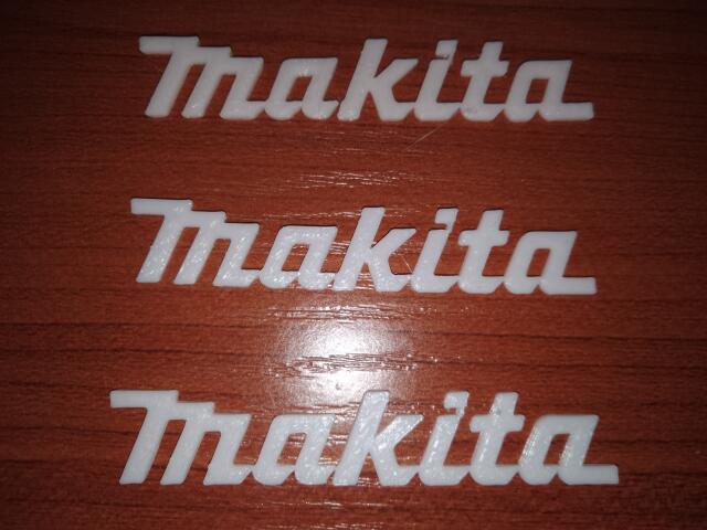 3D-Логотип "makita / макита"