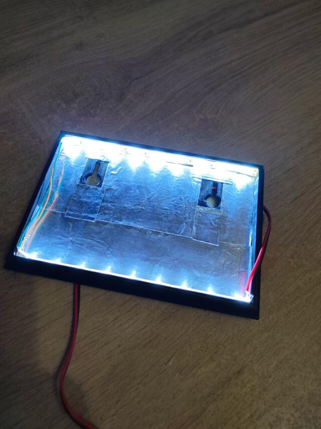 3D-Модель "Табличка с подсветкой. Мой гараж мои правила."