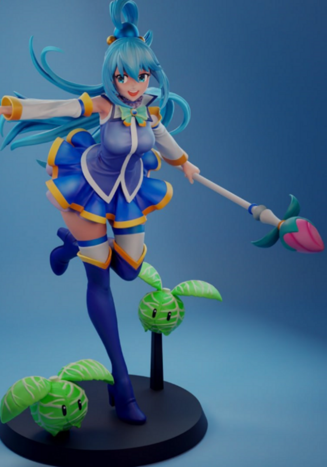 3D-модель "Aqua +NSFW"
