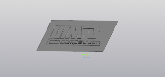 3D-Брелок "M3 competition"