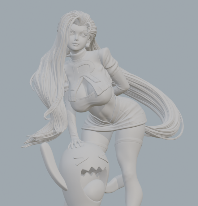 3D-модель "Musashi +NSFW" 3D-модель "Musashi +NSFW"