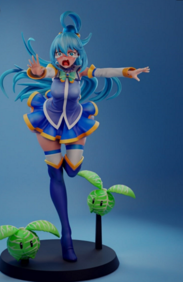 3D-модель "Aqua +NSFW"