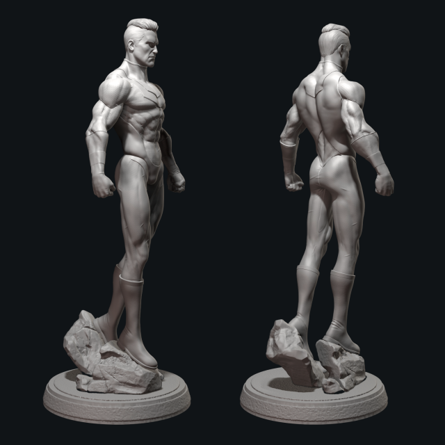 3D-модель "Супергерой или суперзлодей" 3D-модель "Супергерой или суперзлодей"