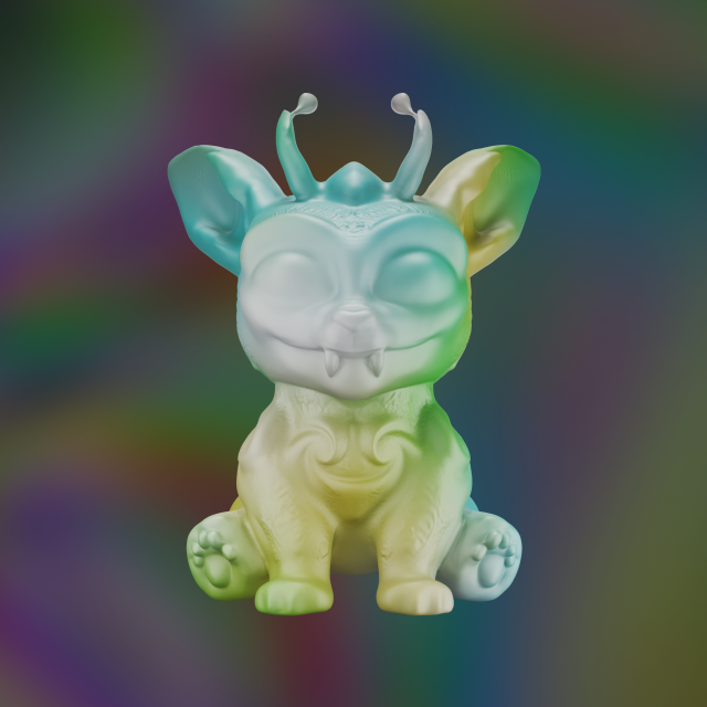 3D-модель "Зверюшка дракончик"