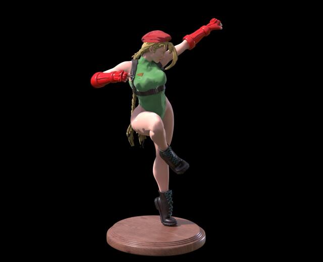 3D-модель "Cammy (Street Fighter)" 3D-модель "Cammy (Street Fighter)"