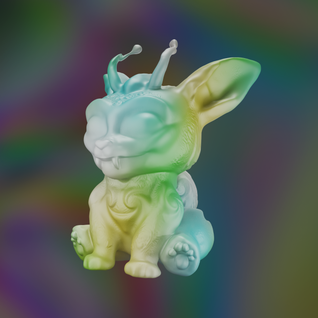 3D-модель "Зверюшка дракончик"