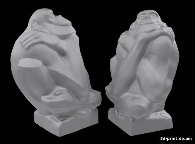 3D-модель "Обезьянка-cувенир (Mascaron)"