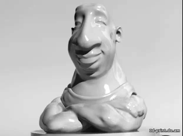 3D-модель "Бюст Настоящий рукожоп"