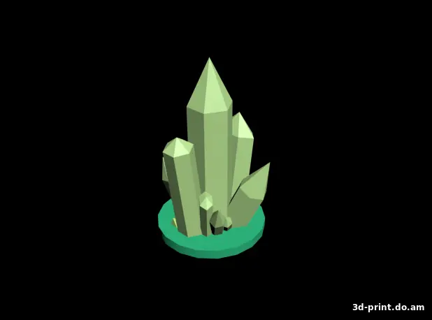 3D-модель "Кристалл для декораций"