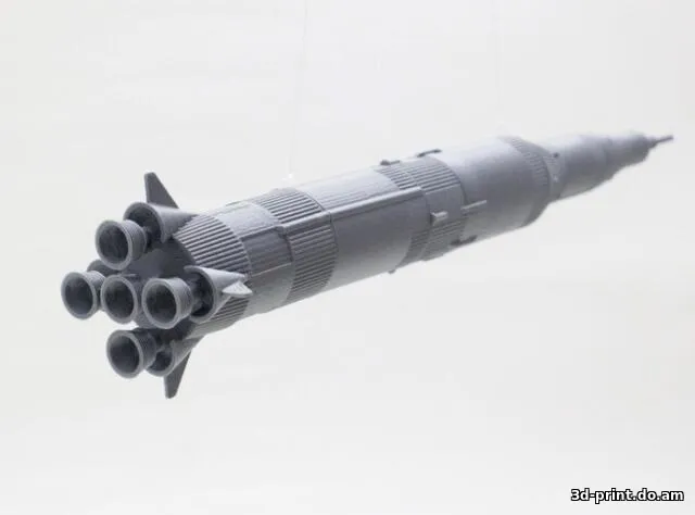 3D-модель "Составная ракета"