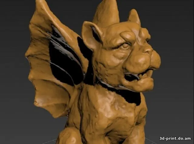 3D-модель "Гаргулья пес"