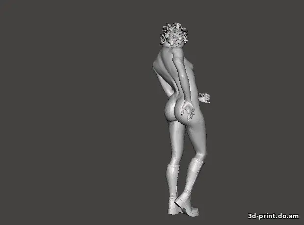 3D-модель "Девушка панк 18+"