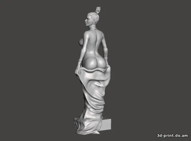 3D-модель "Обнаженная Ким Кардашьян 18+"