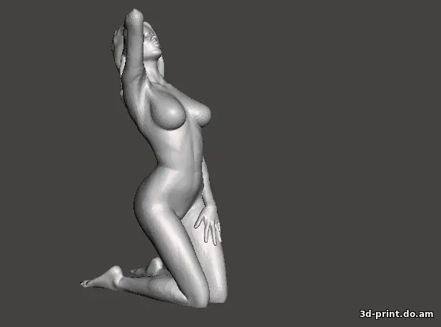 3D-модель "Обнаженная незнакомка 18+"