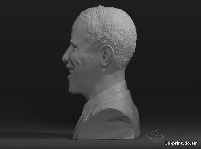 3D-модель "Бюст Barak Obama / Барак Обама"