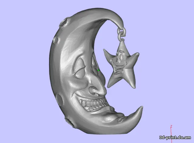 3D-модель "Мистер Месяц / Moon"
