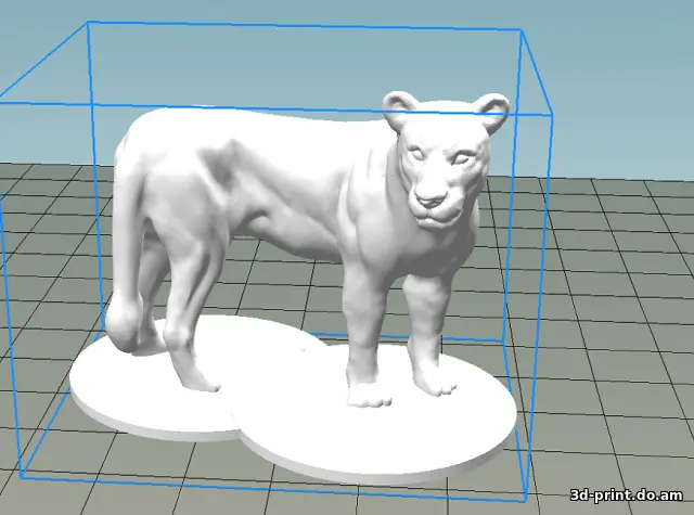 3D-модель "Львица"