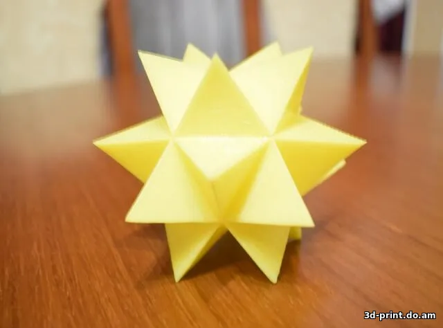 3D-модель "Большой звёздчатый додекаэдр"